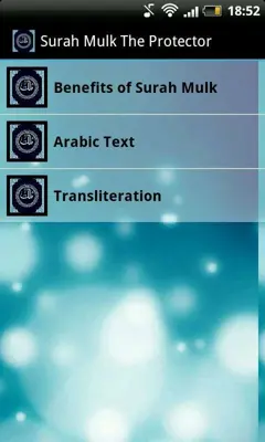 Surah Mulk The Protector android App screenshot 2